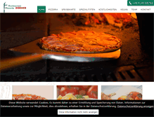 Tablet Screenshot of pizzeria-dobner.at